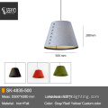Gray Nordic Modern Felt Pendant Lamp In Home